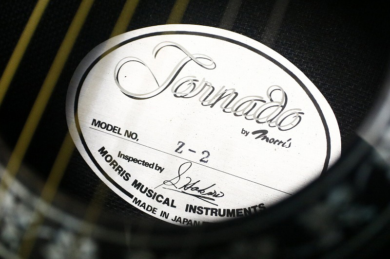 THE TORNADO 榎股モデル 1990's made Tornado by MORRIS Z-2 Electric Acoustic Guitar