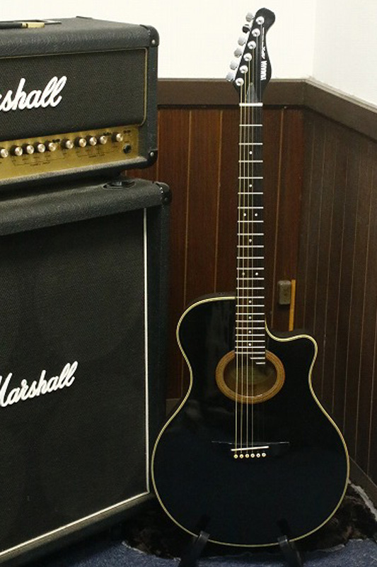 ギター YAMAHA APX 6s Yamaha APX-6S Electric-Acoustic Guitar Classic 1980s Model Black
