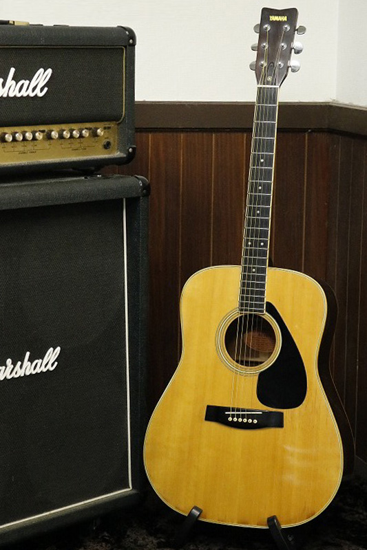 Vintage 1970's made YAMAHA FG-201B Orange Label model Made in