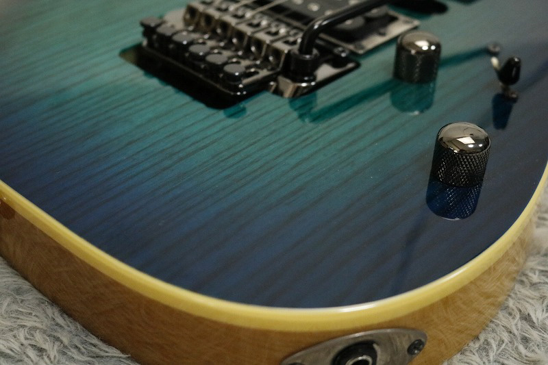 Near Mint 2023 made Ibanez RG370AHMZ-BMT Blue Moon Burst Finish w